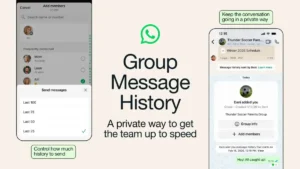 WhatsApp New Feature Group Message History
