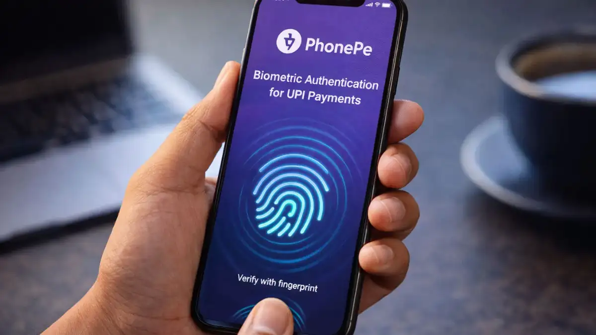 PhonePe Rolls Out UPI Payments with Biometric Authentication